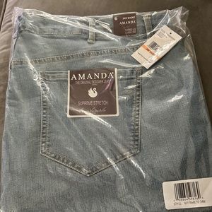 Plus Size Gloria Vanderbilt Amanda Classic Jeans [24W Callisto Short]